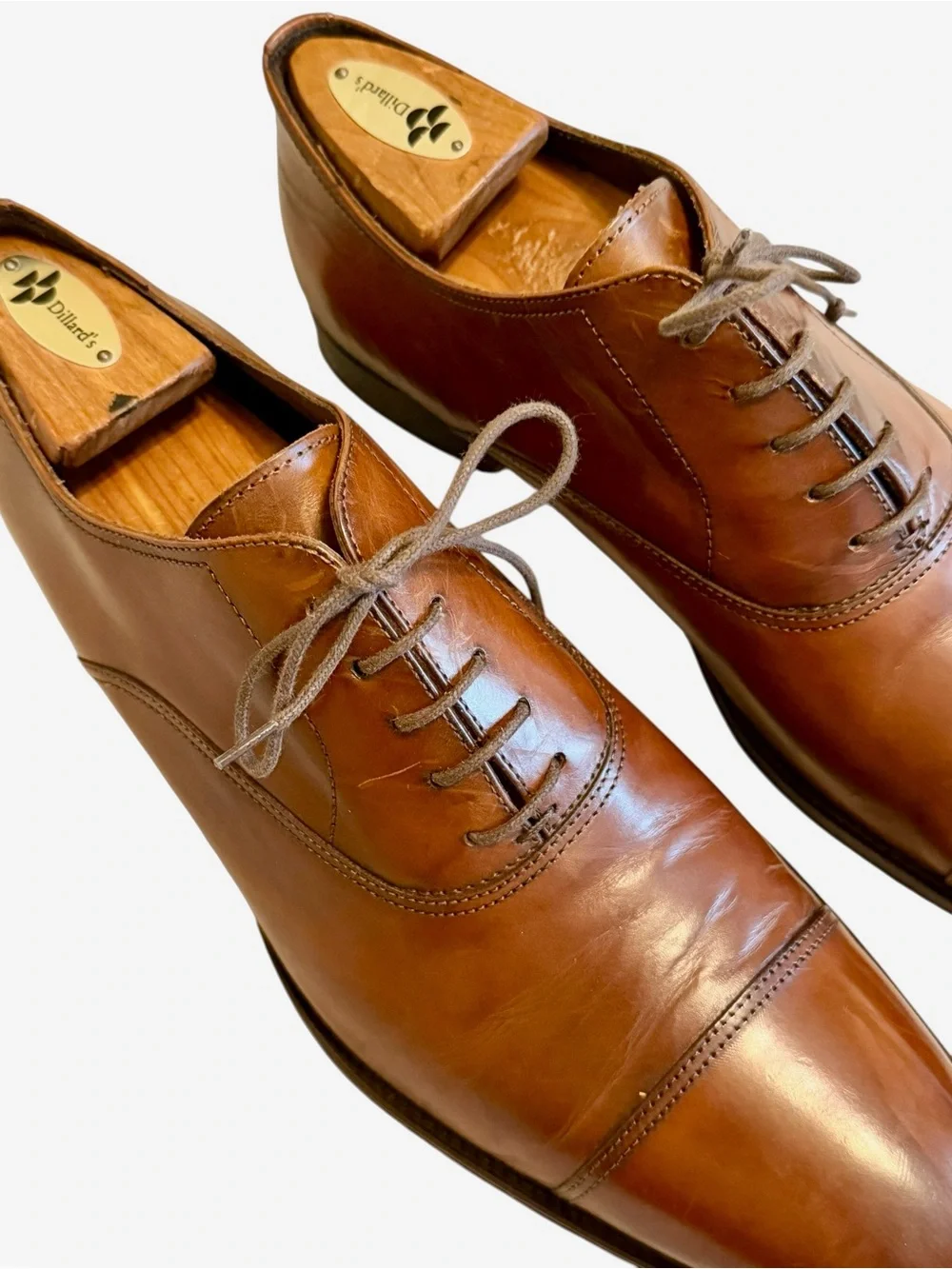 To Boot New York Adam Derrick 12981 Brown Cap Toe Oxford Dress Shoes 11.5 Italy